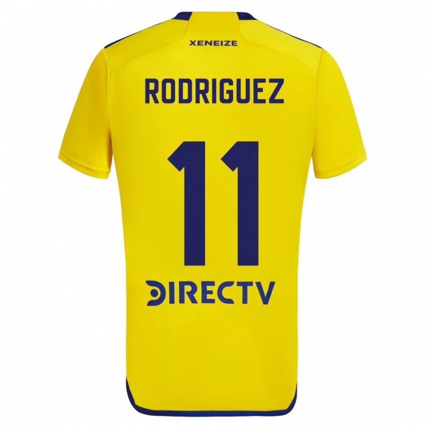 Dzieci Yamila Rodriguez #11 Yellow Blue Wyjazdowa Koszulka 2024/25 Koszulki Klubowe