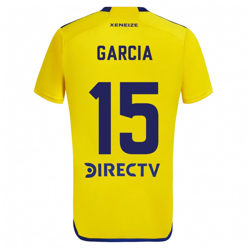 Dzieci Ramiro Garcia #15 Yellow Blue Wyjazdowa Koszulka 2024/25 Koszulki Klubowe