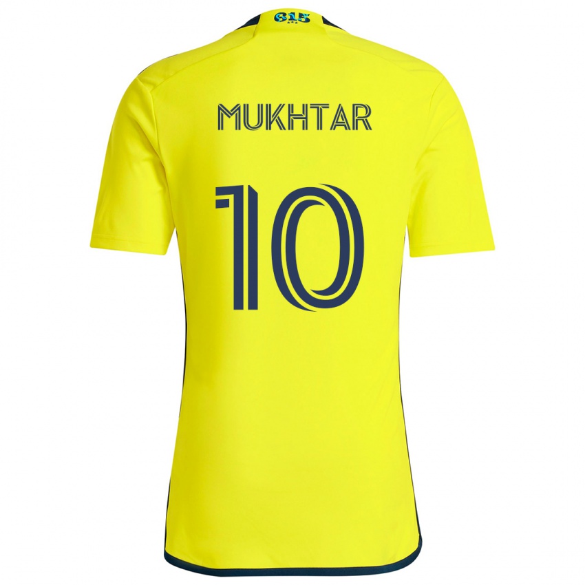 Męski Hany Mukhtar #10 Yellow Blue Domowa Koszulka 2024/25 Koszulki Klubowe