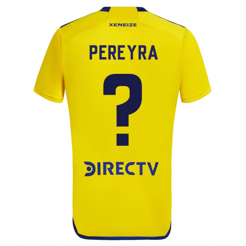 Męski Milton Pereyra #0 Yellow Blue Wyjazdowa Koszulka 2024/25 Koszulki Klubowe