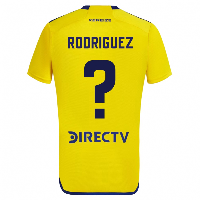 Męski Román Rodríguez #0 Yellow Blue Wyjazdowa Koszulka 2024/25 Koszulki Klubowe