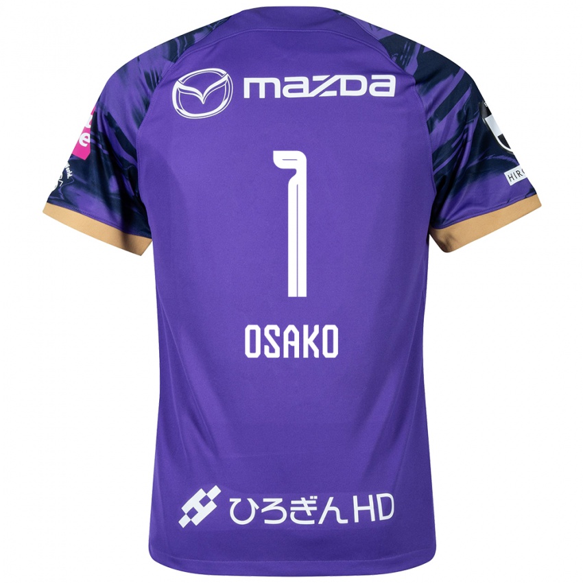 Dzieci Keisuke Osako #1 Purple White Domowa Koszulka 2024/25 Koszulki Klubowe