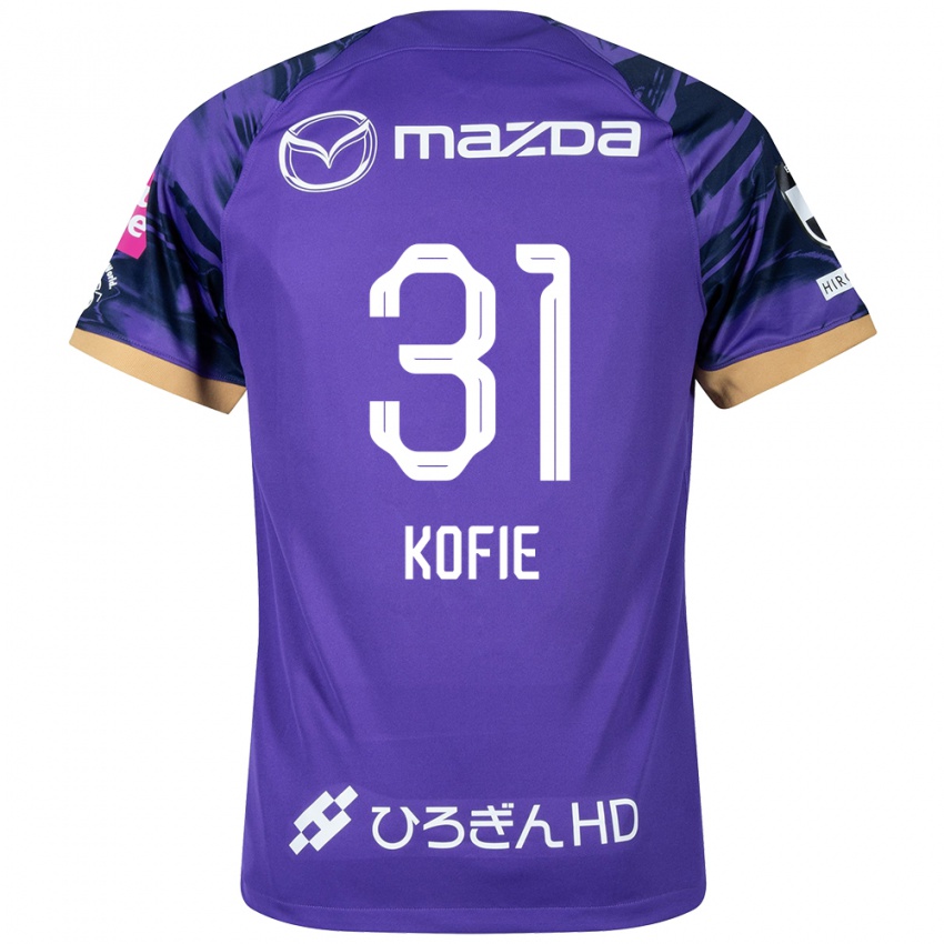 Dzieci Shota Kofie #31 Purple White Domowa Koszulka 2024/25 Koszulki Klubowe