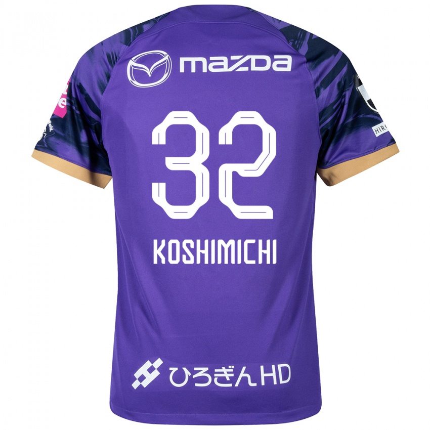 Dzieci Sota Koshimichi #32 Purple White Domowa Koszulka 2024/25 Koszulki Klubowe