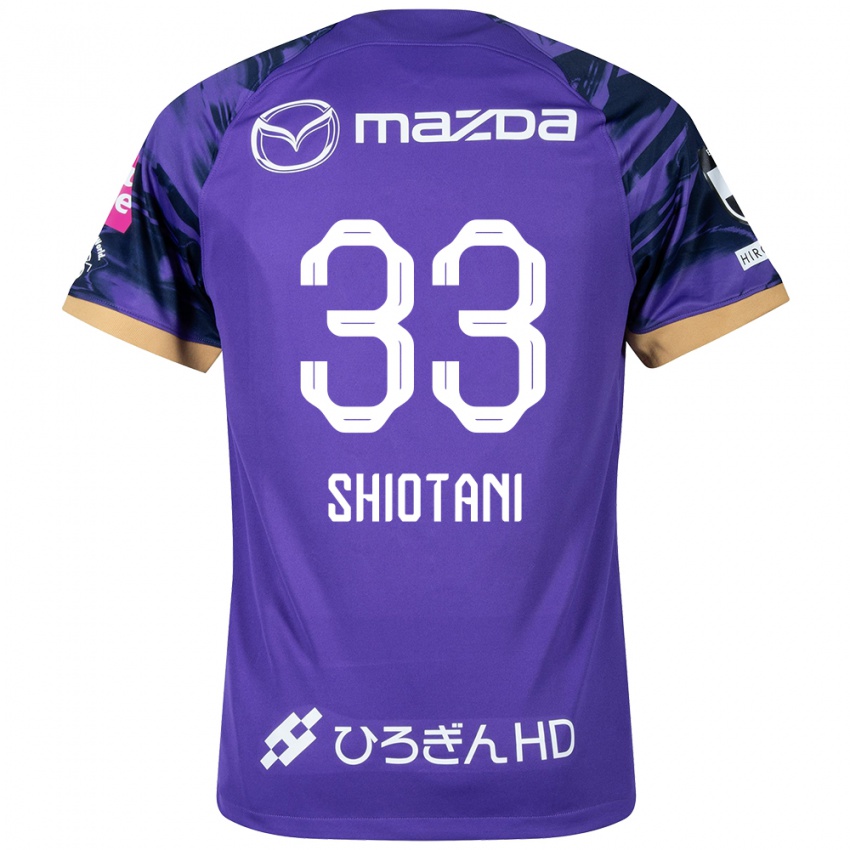 Dzieci Tsukasa Shiotani #33 Purple White Domowa Koszulka 2024/25 Koszulki Klubowe