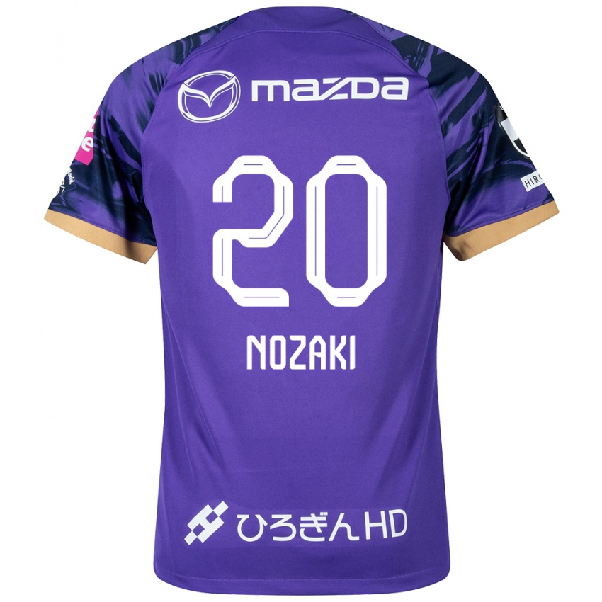 Dzieci Kota Nozaki #20 Purple White Domowa Koszulka 2024/25 Koszulki Klubowe