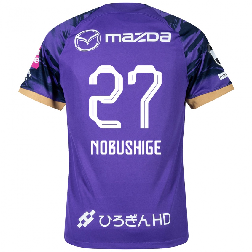 Dzieci Ryojiro Nobushige #27 Purple White Domowa Koszulka 2024/25 Koszulki Klubowe