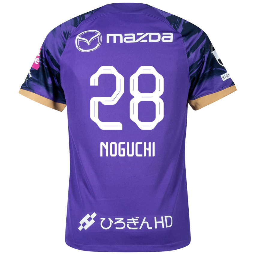 Dzieci Rento Noguchi #28 Purple White Domowa Koszulka 2024/25 Koszulki Klubowe