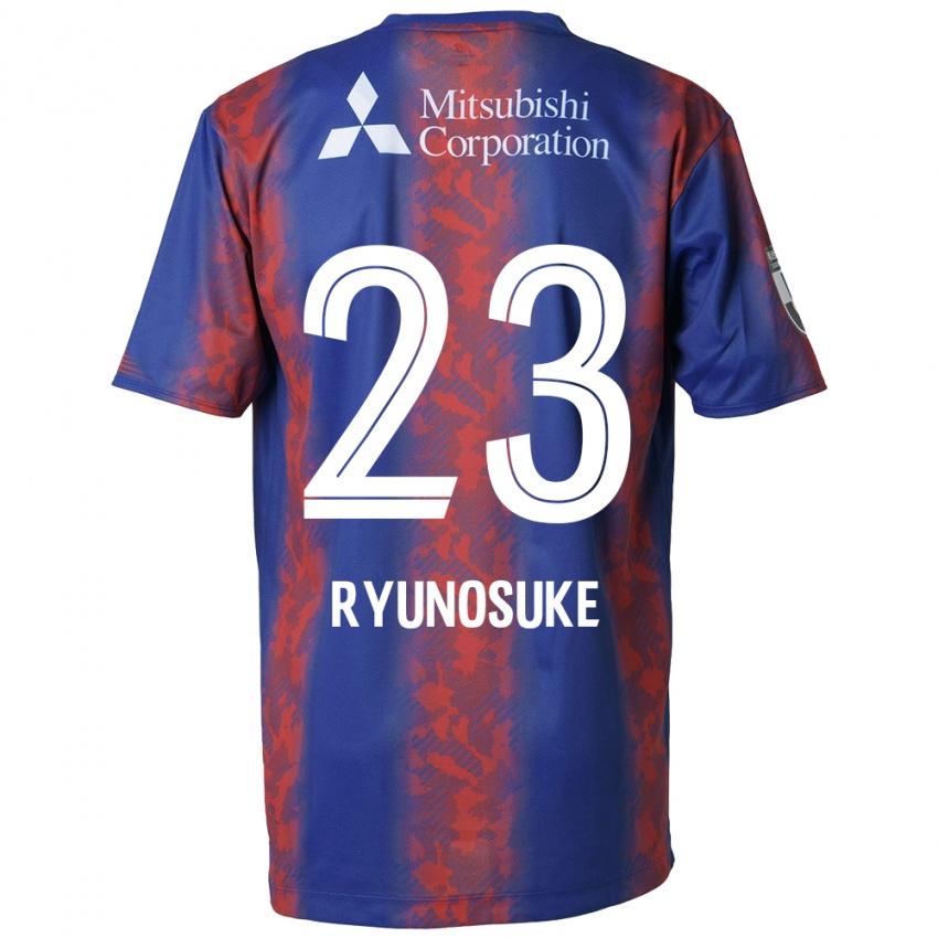 Dzieci Ryunosuke Sato #23 Niebieski Czerwony Domowa Koszulka 2024/25 Koszulki Klubowe