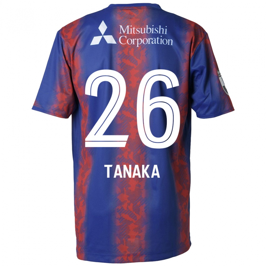 Dzieci Haruto Tanaka #26 Niebieski Czerwony Domowa Koszulka 2024/25 Koszulki Klubowe