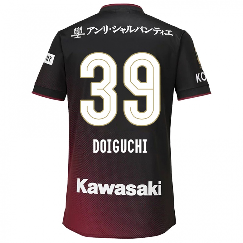 Dzieci Ritsu Doiguchi #39 Czarny Czerwony Domowa Koszulka 2024/25 Koszulki Klubowe