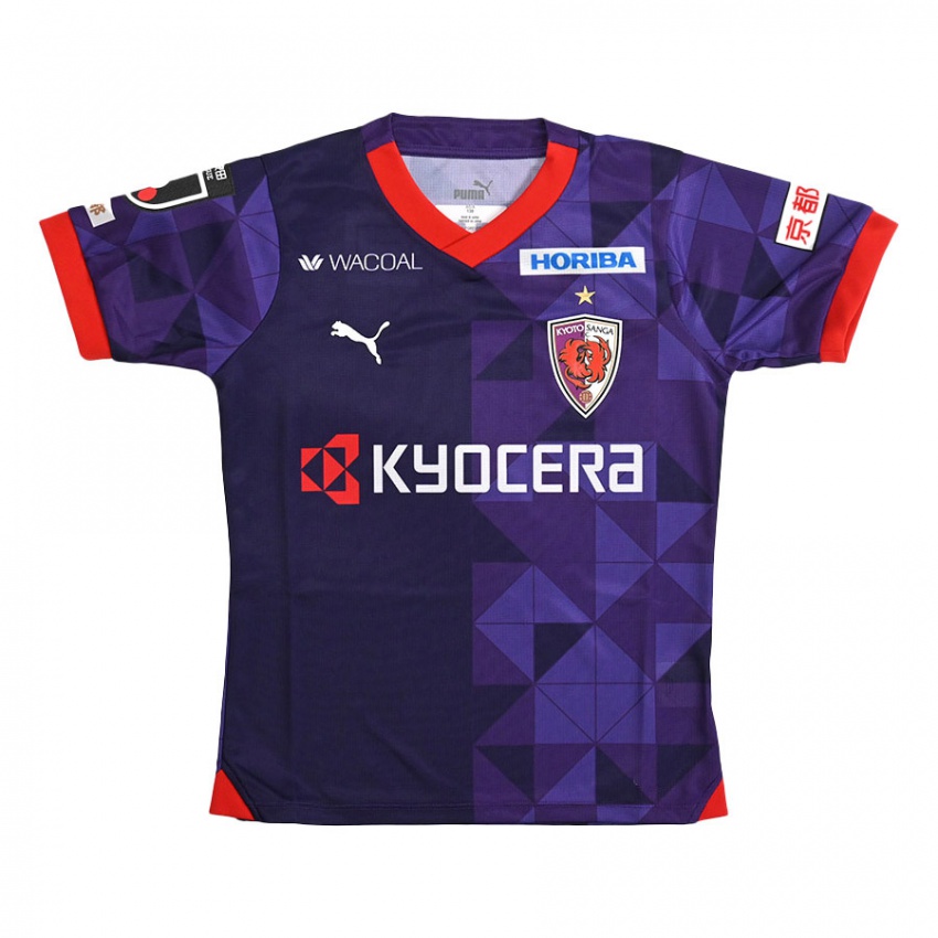 Dzieci Yuta Toyokawa #23 Purple White Domowa Koszulka 2024/25 Koszulki Klubowe