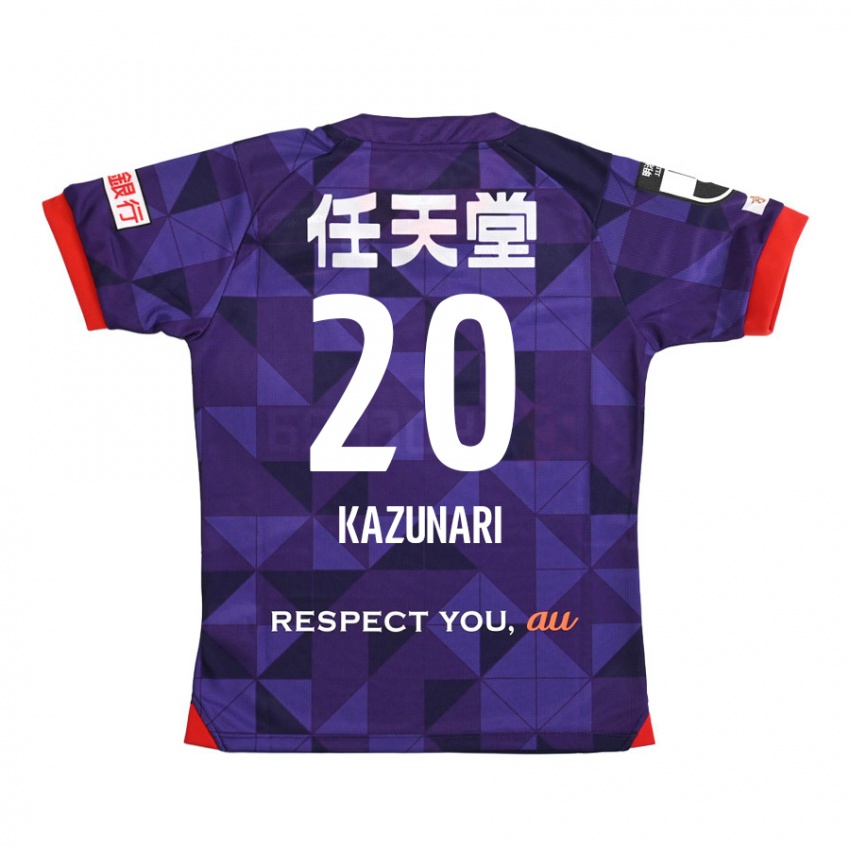 Dzieci Kazunari Kita #20 Purple White Domowa Koszulka 2024/25 Koszulki Klubowe