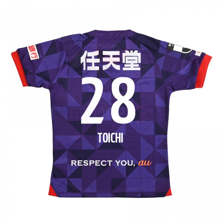 Dzieci Toichi Suzuki #28 Purple White Domowa Koszulka 2024/25 Koszulki Klubowe