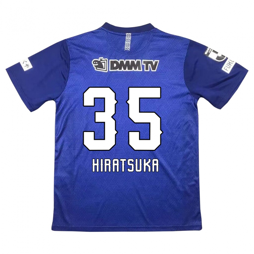 Dzieci Yuto Hiratsuka #35 Ciemny Niebieski Domowa Koszulka 2024/25 Koszulki Klubowe