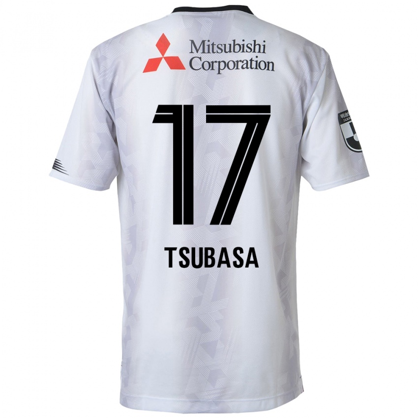 Dzieci Tsubasa Terayama #17 Biało-Czarny Wyjazdowa Koszulka 2024/25 Koszulki Klubowe