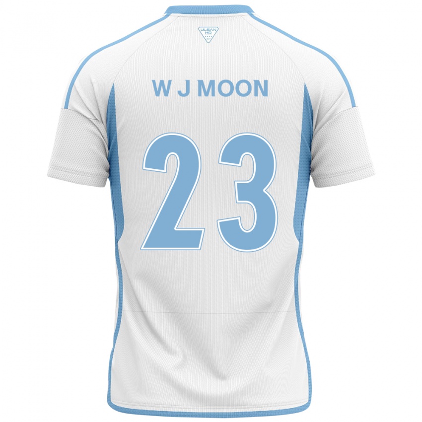 Dzieci Ji-Won Moon #23 Biało Niebieski Wyjazdowa Koszulka 2024/25 Koszulki Klubowe