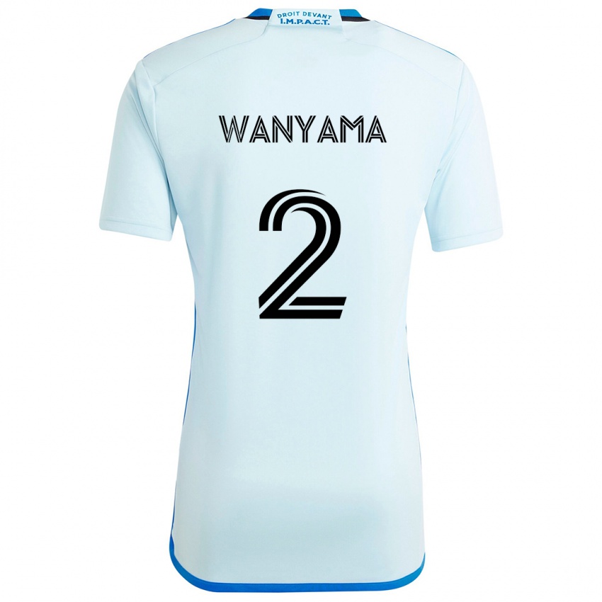 Dzieci Victor Wanyama #2 Lodowy Błękit Wyjazdowa Koszulka 2024/25 Koszulki Klubowe