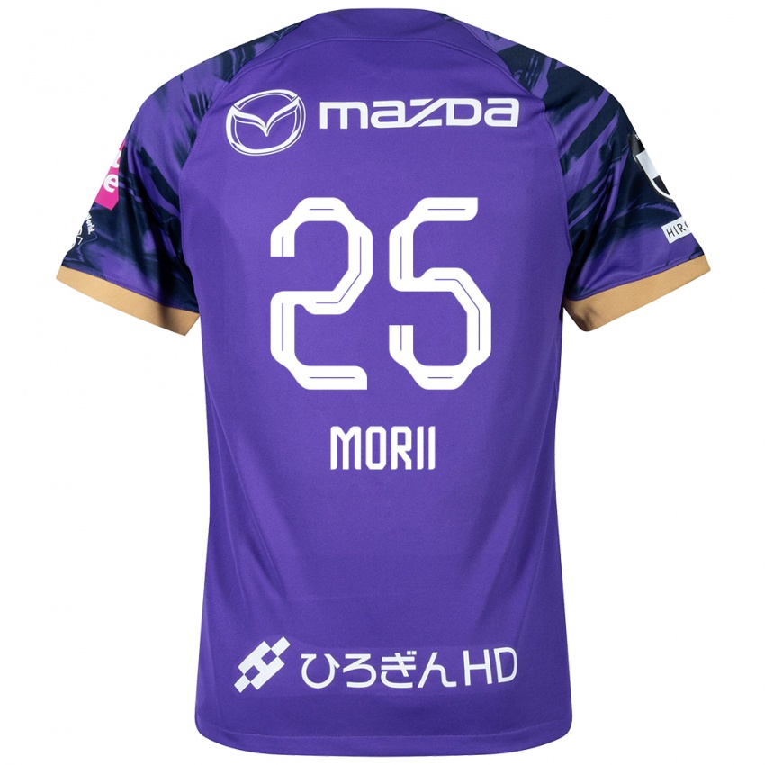 Męski Leedo Morii #25 Purple White Domowa Koszulka 2024/25 Koszulki Klubowe