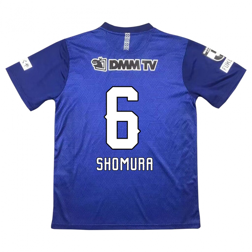 Męski Tomoki Shomura #6 Ciemny Niebieski Domowa Koszulka 2024/25 Koszulki Klubowe