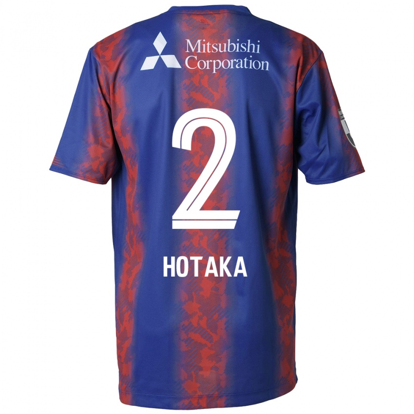 Kobiety Hotaka Nakamura #2 Niebieski Czerwony Domowa Koszulka 2024/25 Koszulki Klubowe