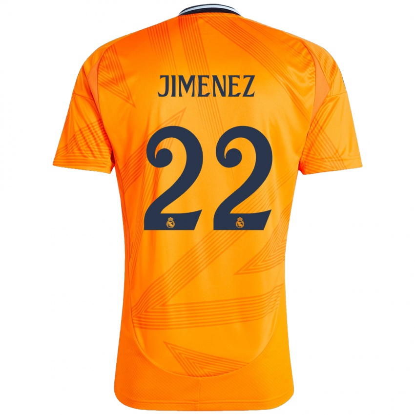 Dzieci David Jimenez #22 Pomarańczowy Wyjazdowa Koszulka 2024/25 Koszulki Klubowe