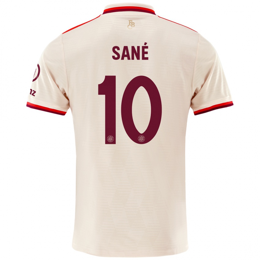 Dzieci Leroy Sane #10 Lniany Trzeci Komplet Koszulka 2024/25 Koszulki Klubowe