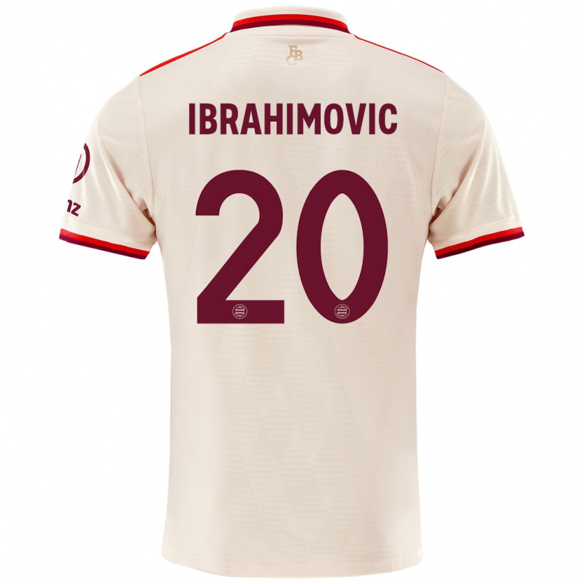 Dzieci Arijon Ibrahimovic #20 Lniany Trzeci Komplet Koszulka 2024/25 Koszulki Klubowe