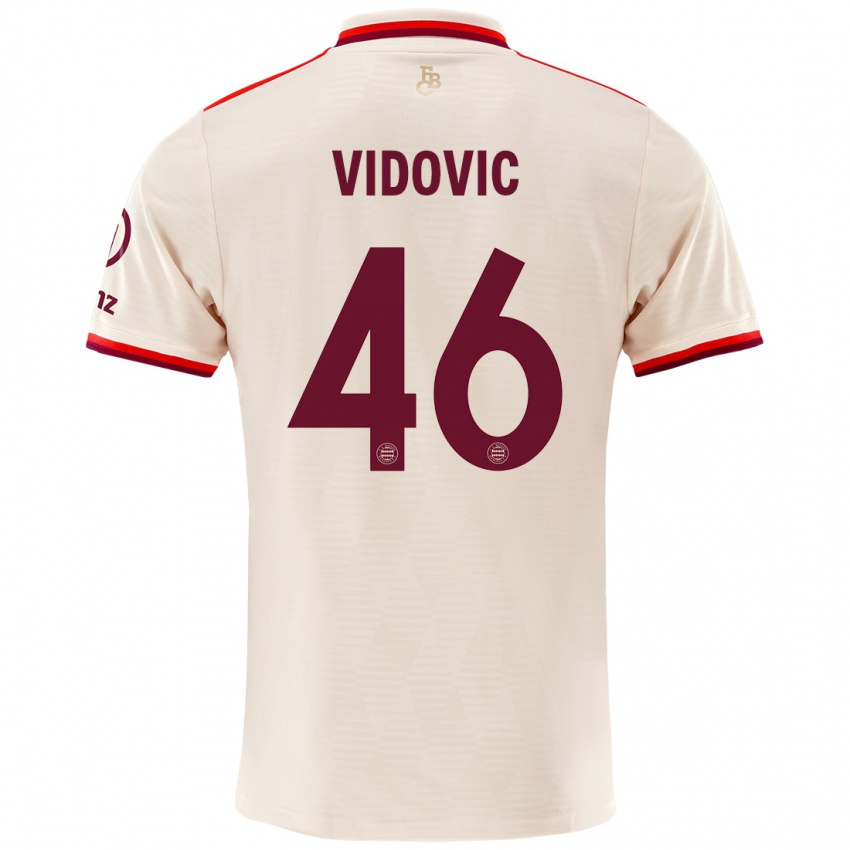 Dzieci Gabriel Vidovic #46 Lniany Trzeci Komplet Koszulka 2024/25 Koszulki Klubowe