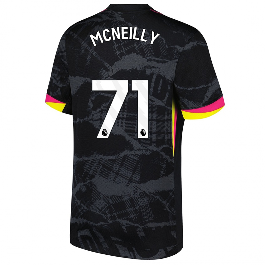 Kobiety Donnell Mcneilly #71 Czarny Różowy Trzeci Komplet Koszulka 2024/25 Koszulki Klubowe