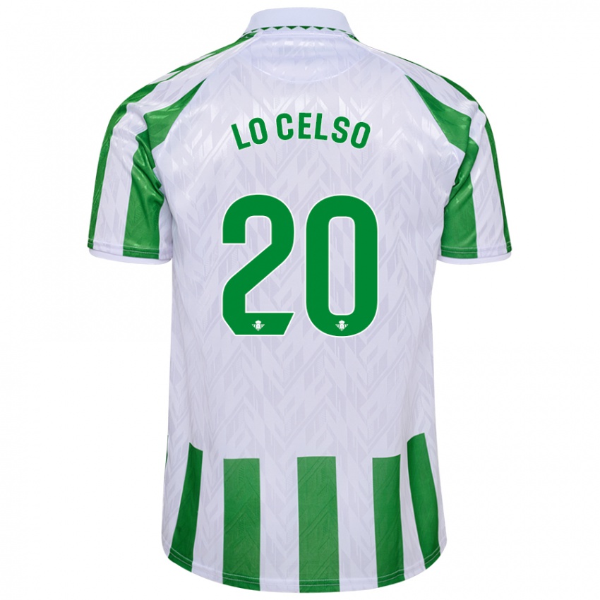 Dzieci Giovani Lo Celso #20 Biały Niebieski Domowa Koszulka 2024/25 Koszulki Klubowe