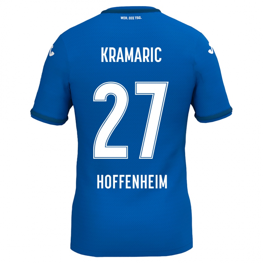 Dzieci Andrej Kramaric #27 Królewski Niebieski Domowa Koszulka 2024/25 Koszulki Klubowe