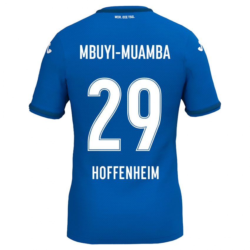 Dzieci Hubert Mbuyi-Muamba #29 Królewski Niebieski Domowa Koszulka 2024/25 Koszulki Klubowe