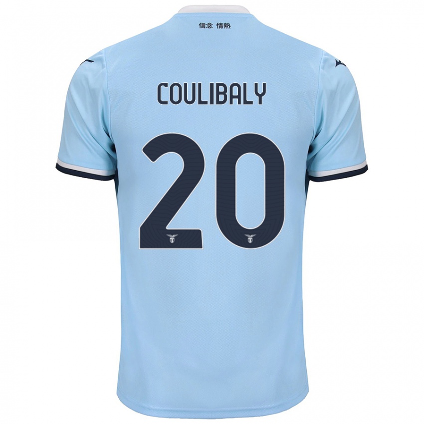 Męski Larsson Coulibaly #20 Niebieski Domowa Koszulka 2024/25 Koszulki Klubowe