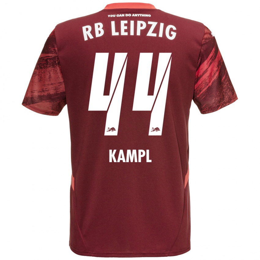 Męski Kevin Kampl #44 Burgundowy Wyjazdowa Koszulka 2024/25 Koszulki Klubowe