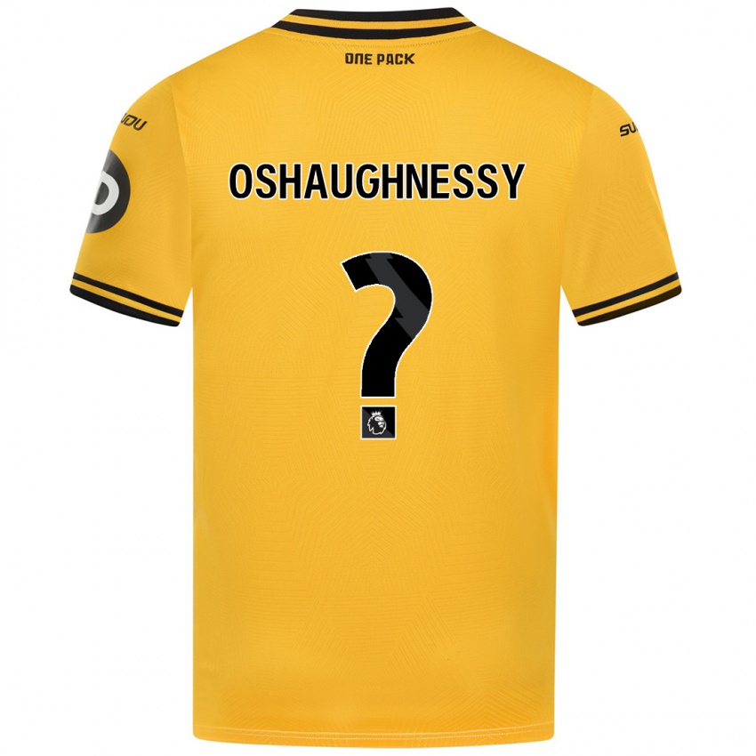 Kobiety Joe Oshaughnessy #0 Żółty Domowa Koszulka 2024/25 Koszulki Klubowe