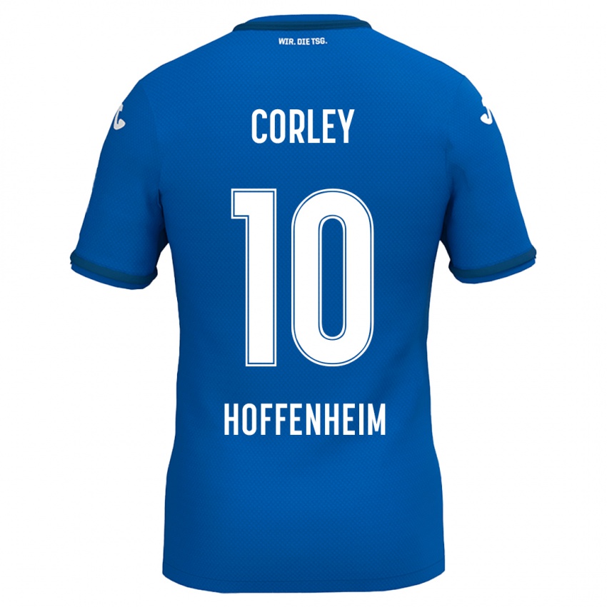 Kobiety Gia Corley #10 Królewski Niebieski Domowa Koszulka 2024/25 Koszulki Klubowe