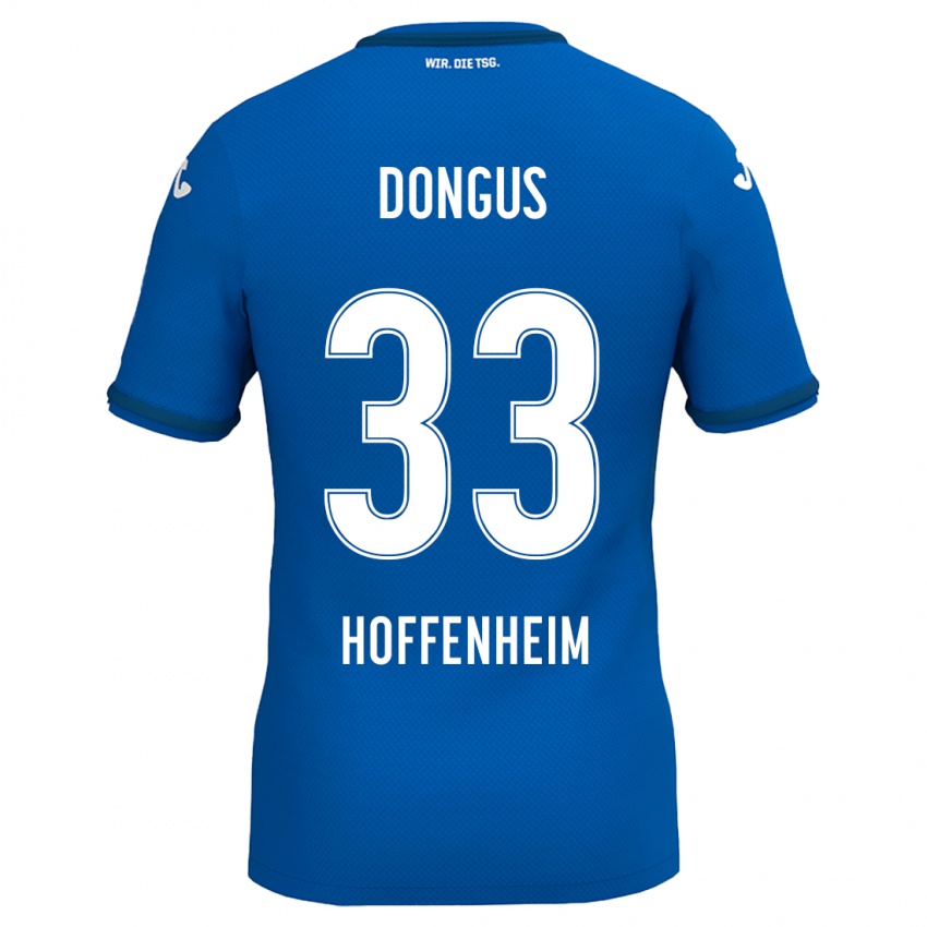 Kobiety Fabienne Dongus #33 Królewski Niebieski Domowa Koszulka 2024/25 Koszulki Klubowe