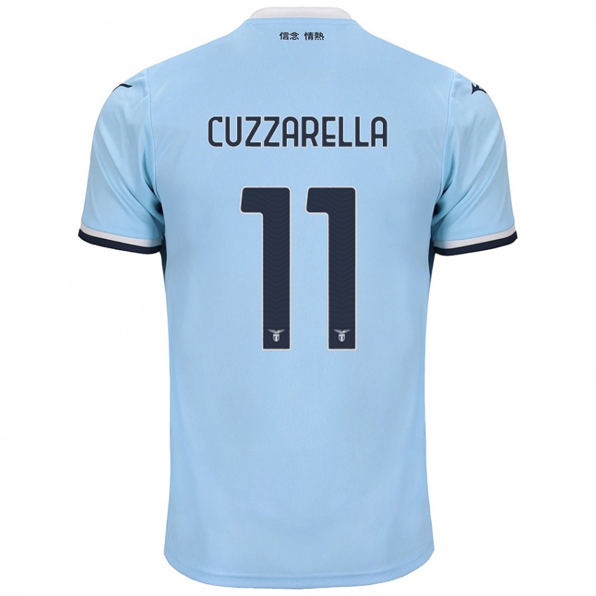 Kobiety Cristian Cuzzarella #11 Niebieski Domowa Koszulka 2024/25 Koszulki Klubowe