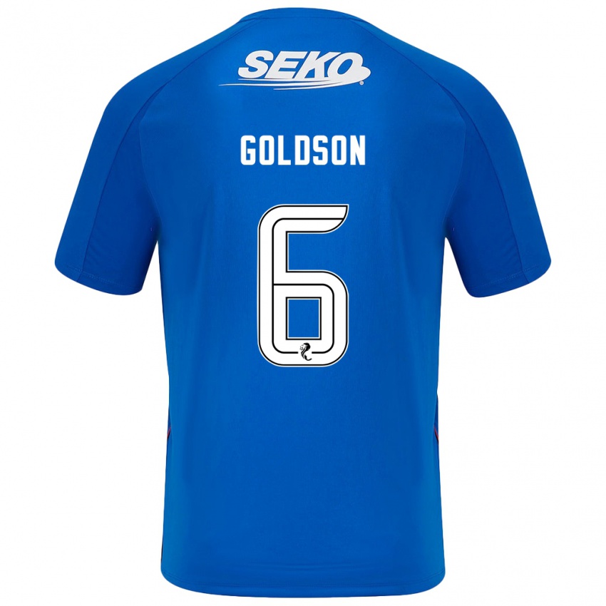 Dzieci Connor Goldson #6 Ciemnoniebieski Domowa Koszulka 2024/25 Koszulki Klubowe