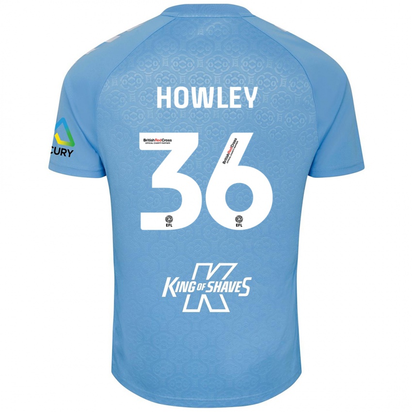 Dzieci Ryan Howley #36 Niebieski Biały Domowa Koszulka 2024/25 Koszulki Klubowe