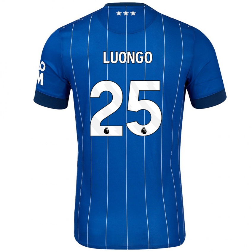 Dzieci Massimo Luongo #25 Granatowy Niebieski Domowa Koszulka 2024/25 Koszulki Klubowe