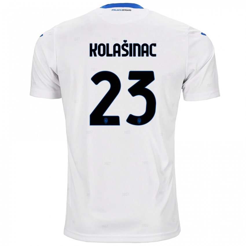 Dzieci Sead Kolasinac #23 Biały Wyjazdowa Koszulka 2024/25 Koszulki Klubowe