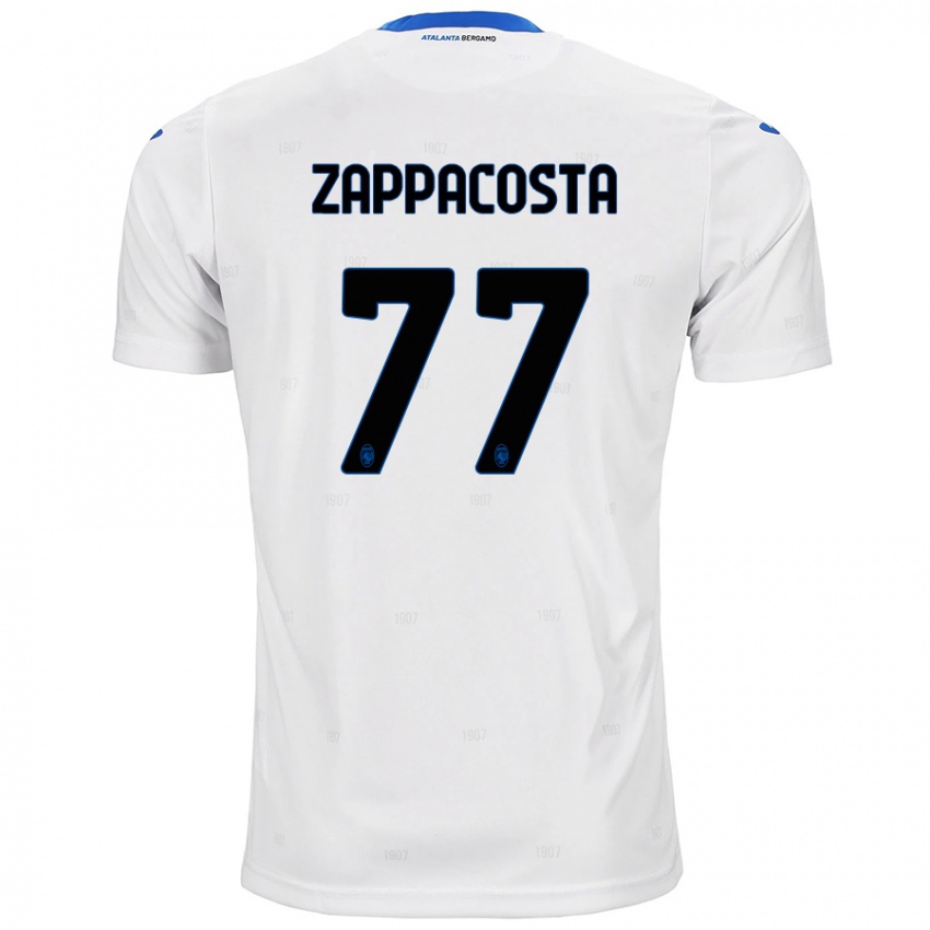 Dzieci Davide Zappacosta #77 Biały Wyjazdowa Koszulka 2024/25 Koszulki Klubowe