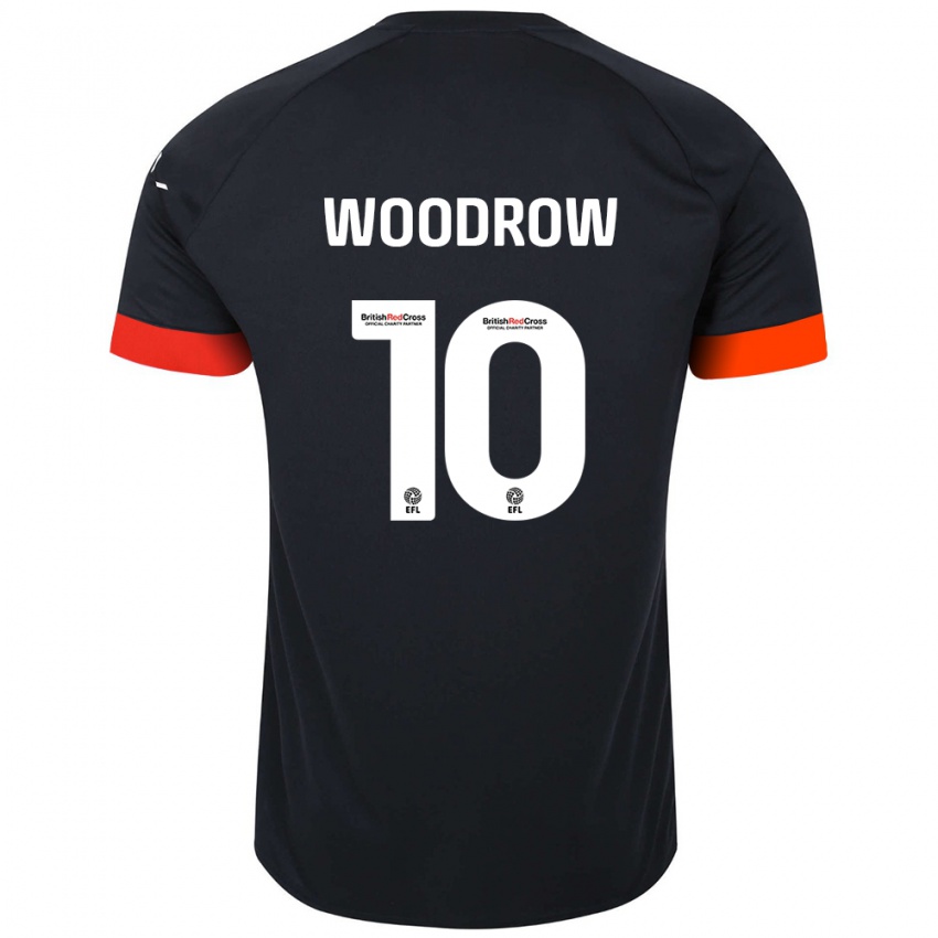 Dzieci Cauley Woodrow #10 Czarny Pomarańczowy Wyjazdowa Koszulka 2024/25 Koszulki Klubowe