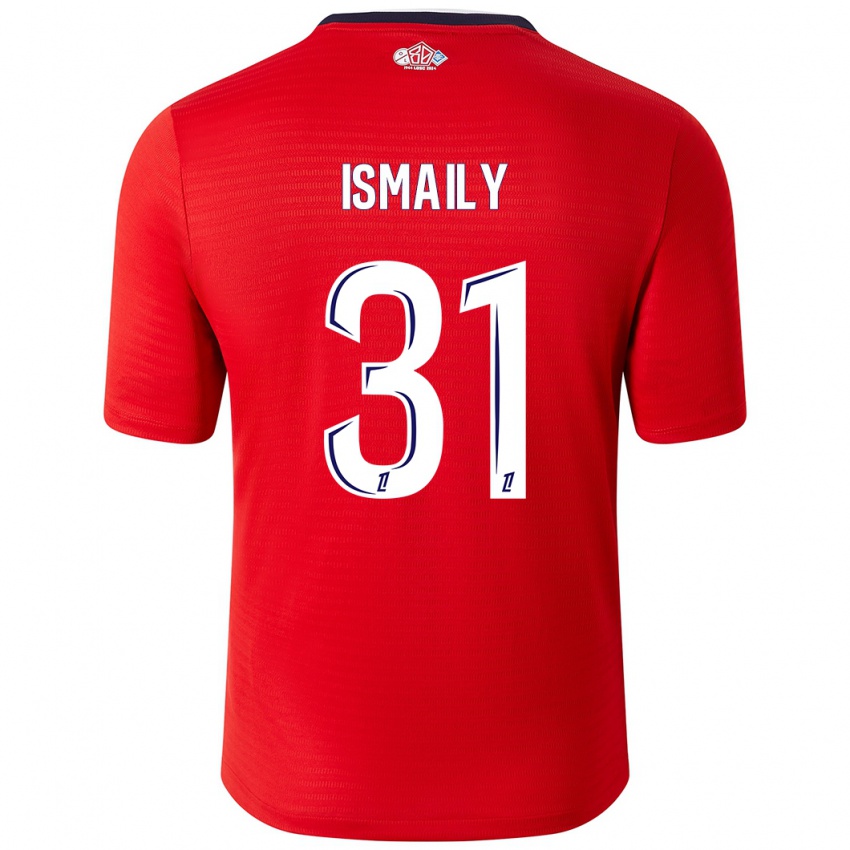 Kobiety Ismaily #31 Czerwony Biały Domowa Koszulka 2024/25 Koszulki Klubowe