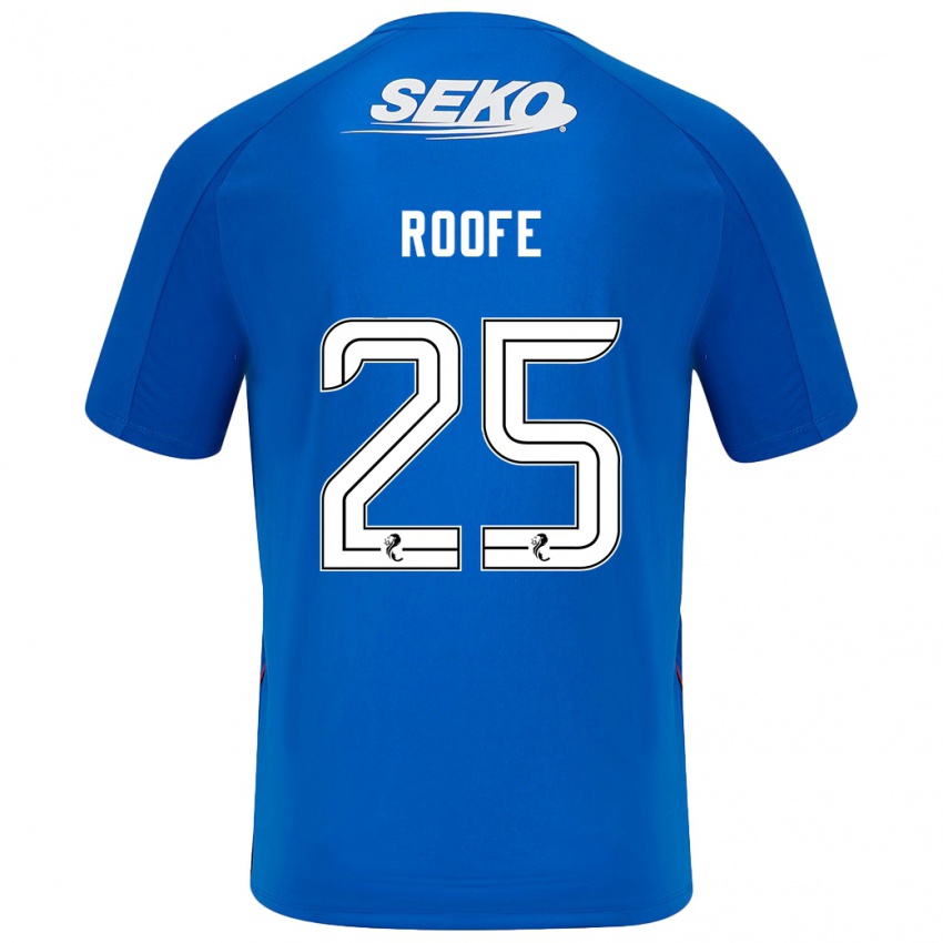 Kobiety Kemar Roofe #25 Ciemnoniebieski Domowa Koszulka 2024/25 Koszulki Klubowe