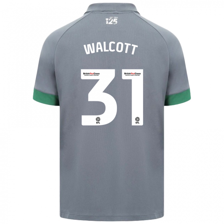 Dzieci Malachi Fagan Walcott #31 Ciemnoszary Wyjazdowa Koszulka 2024/25 Koszulki Klubowe