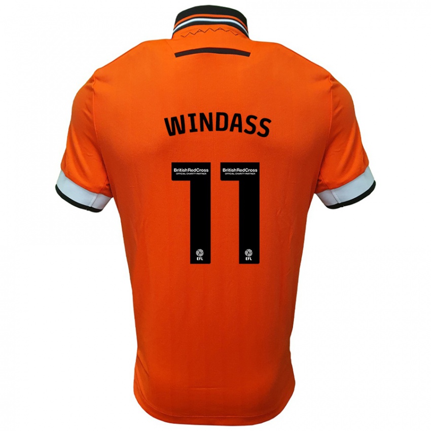 Dzieci Josh Windass #11 Pomarańczowo-Biały Wyjazdowa Koszulka 2024/25 Koszulki Klubowe