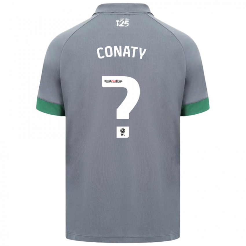 Kobiety Keano Conaty #0 Ciemnoszary Wyjazdowa Koszulka 2024/25 Koszulki Klubowe